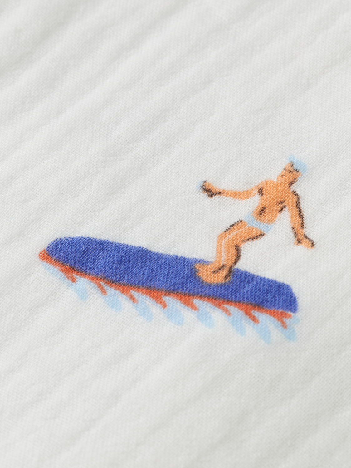 BONDED AND PRINTED RELAXED-FIT SHORT-SLEEVED SHIRT