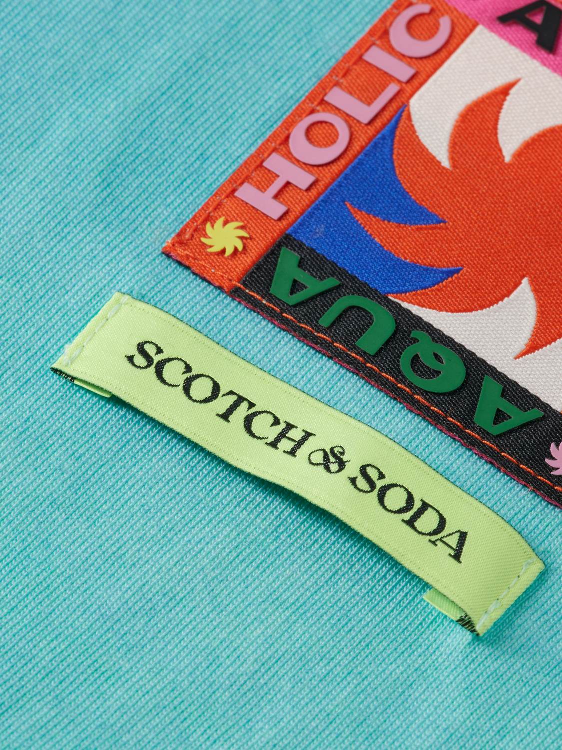 TWO COLOUR SPRAYED T-SHIRT