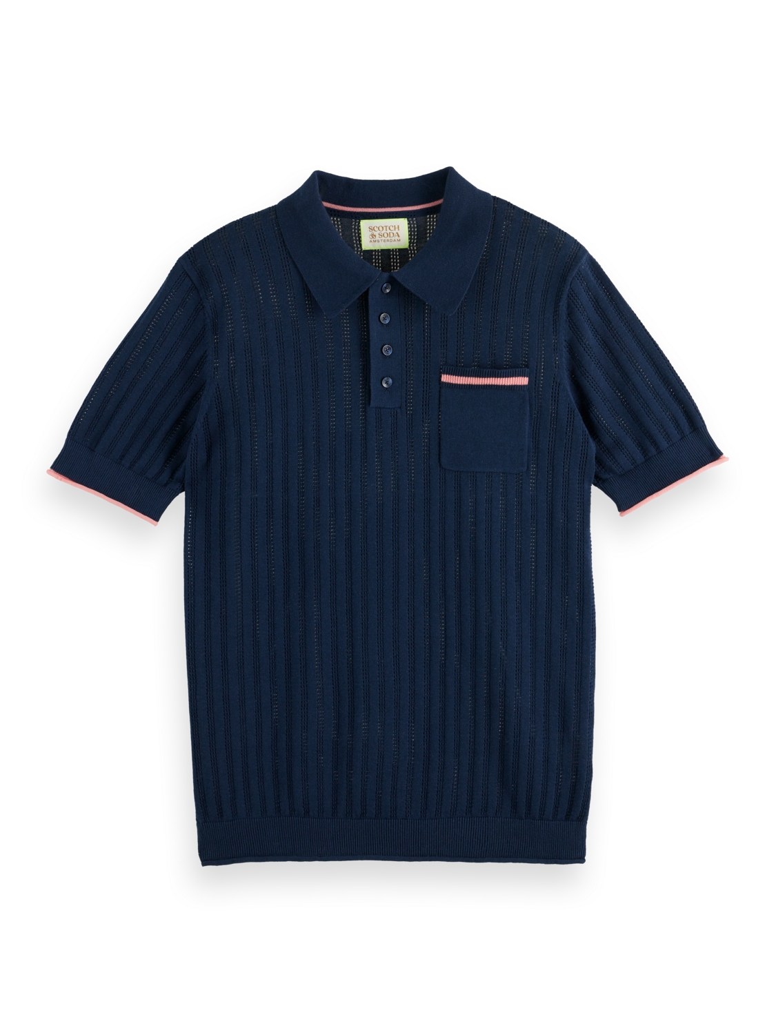 Openwork polo