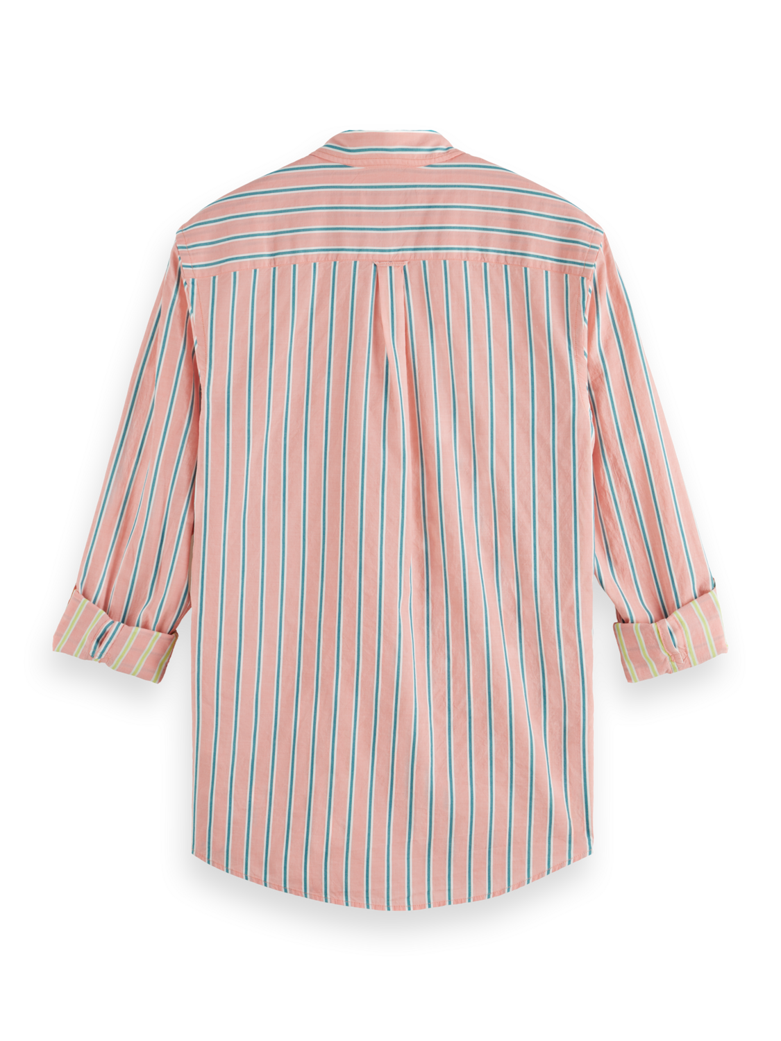 DOBBY STRIPE ROLL UP SLEEVES