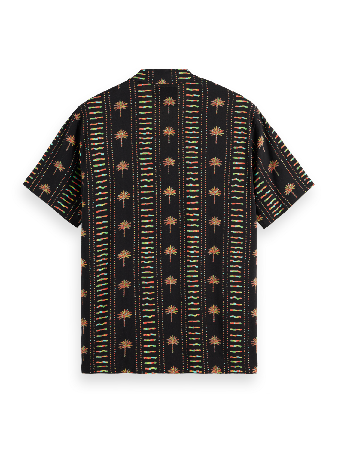 ALLOVER PRINTED VISCOSE SHORT SLEEVE SHIRT