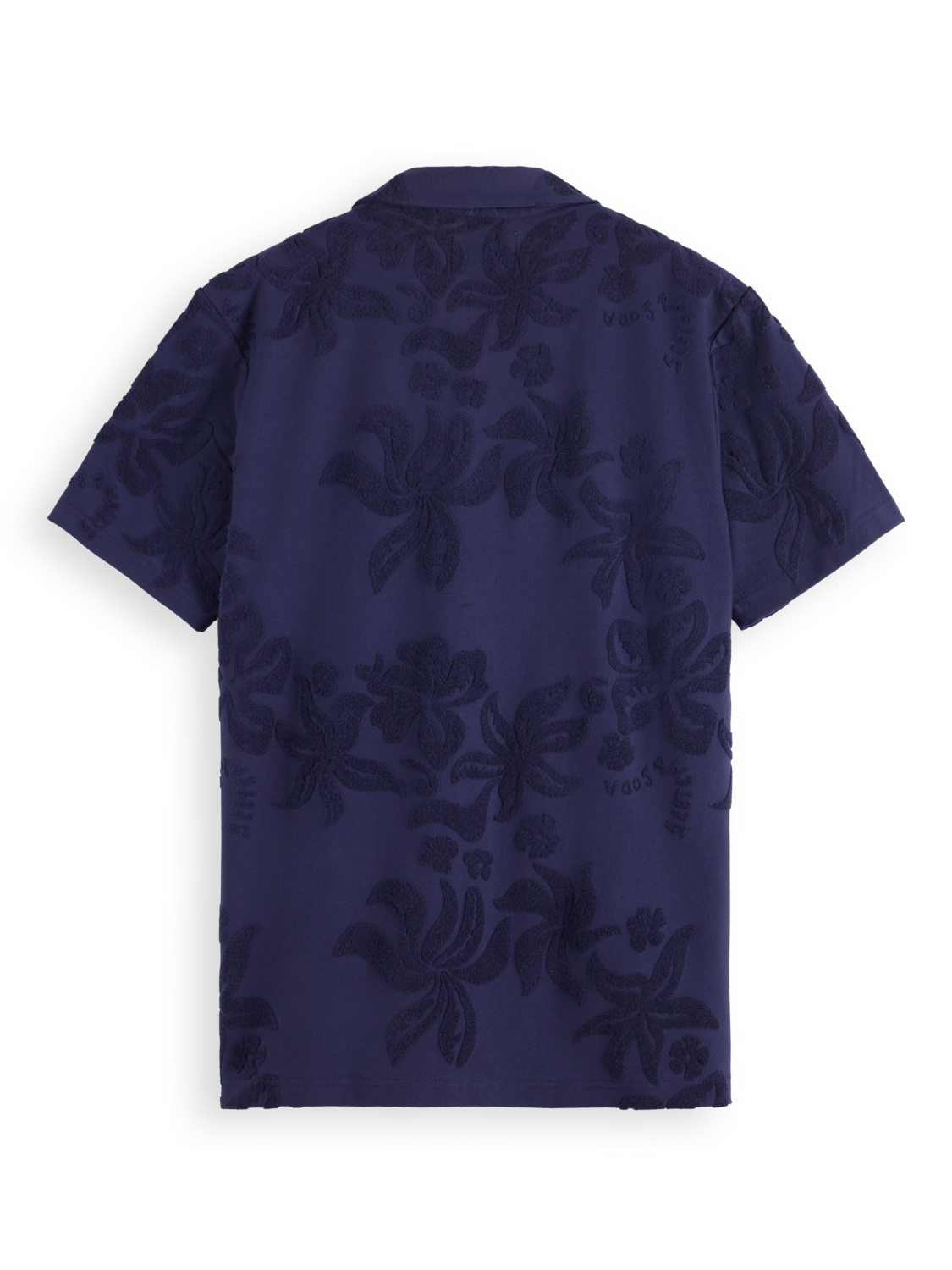 TERRY JACQUARD SHORT SLEEVE SHIRT