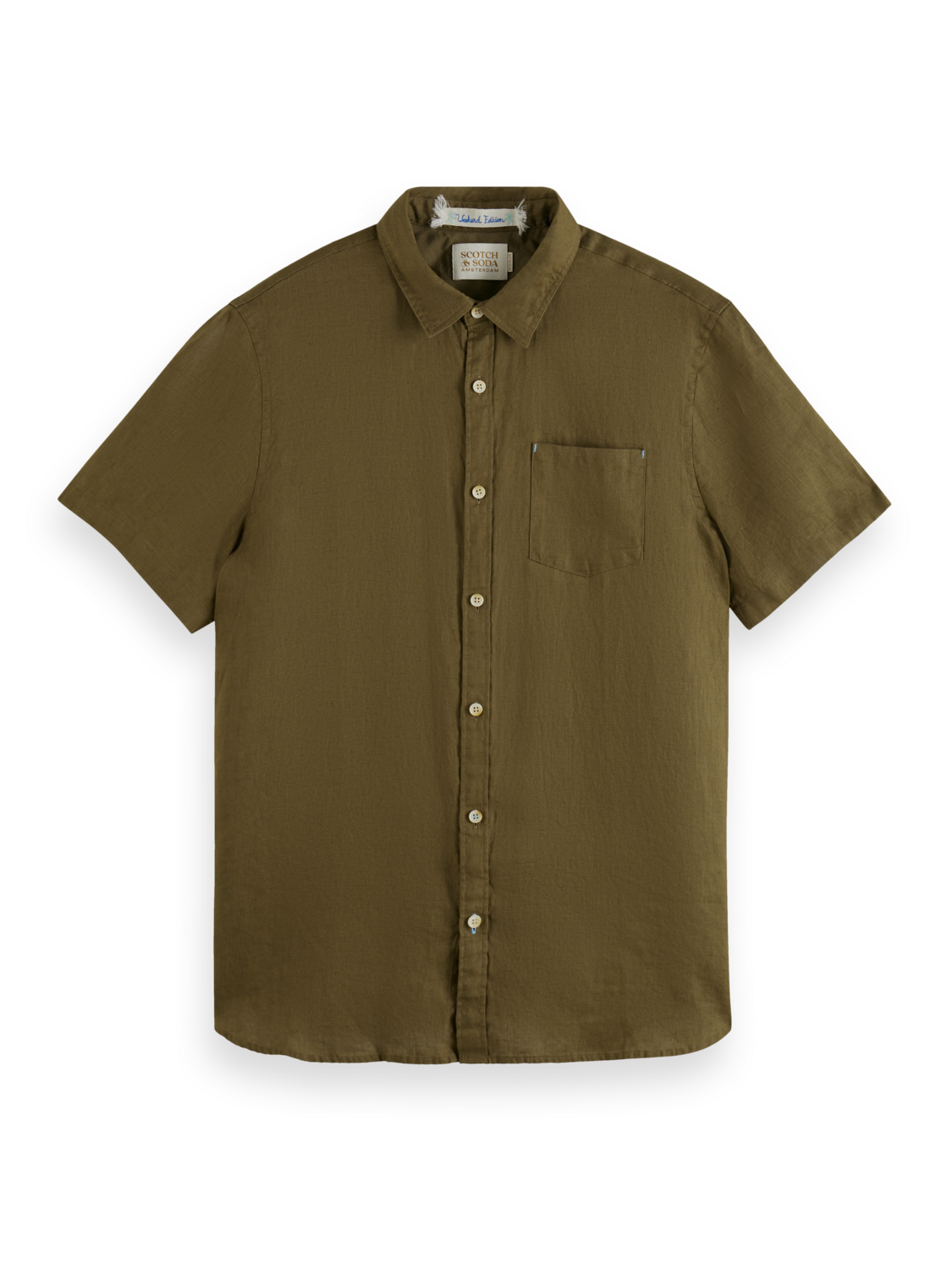 SHORT SLEEVE LINEN SHIRT