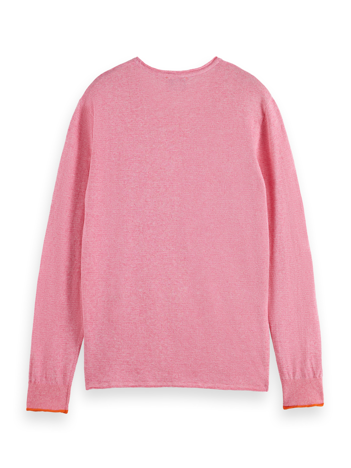 LINEN COTTON BLEND CREW NECK