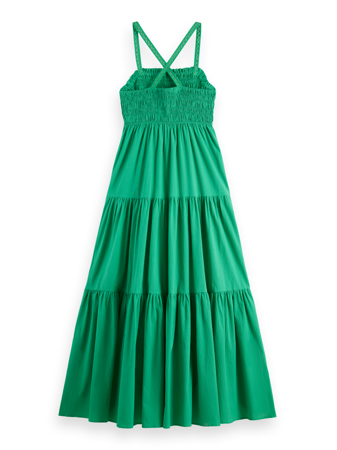 MAXI DRESS WITH SMOCK DETAIL