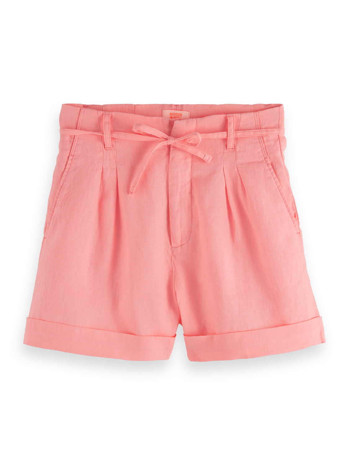 HIGH-RISE LINEN SHORT