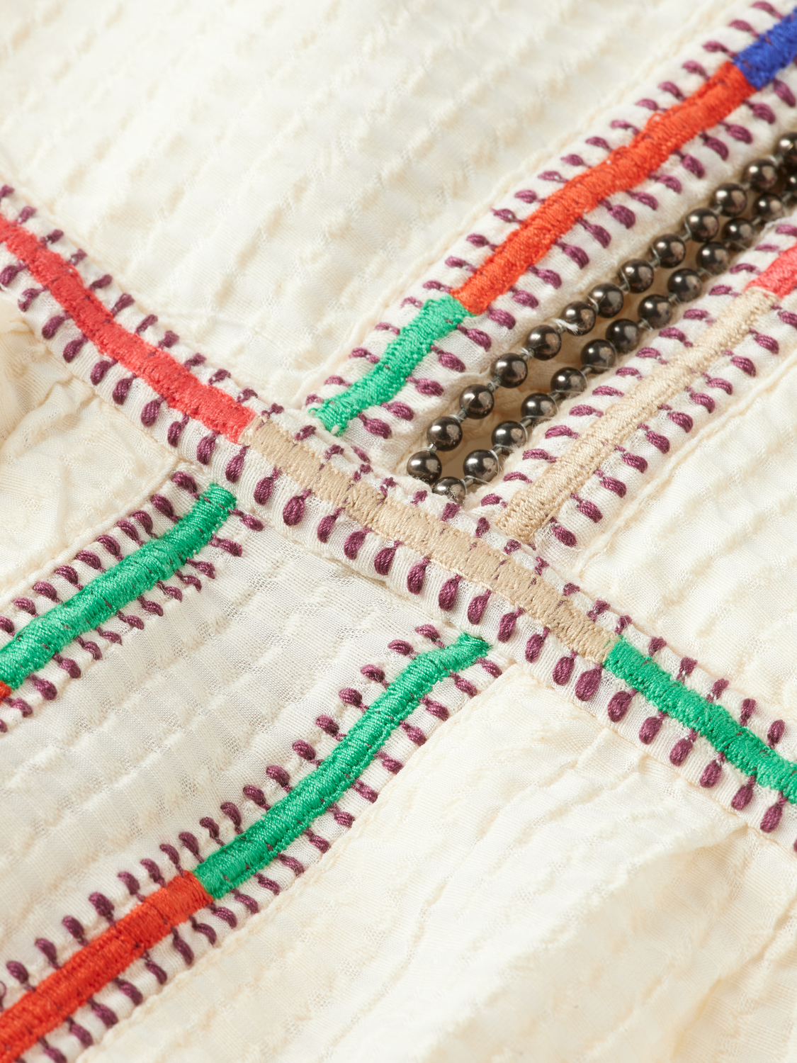 TANK TOP WITH COLOURFUL EMBROIDERY
