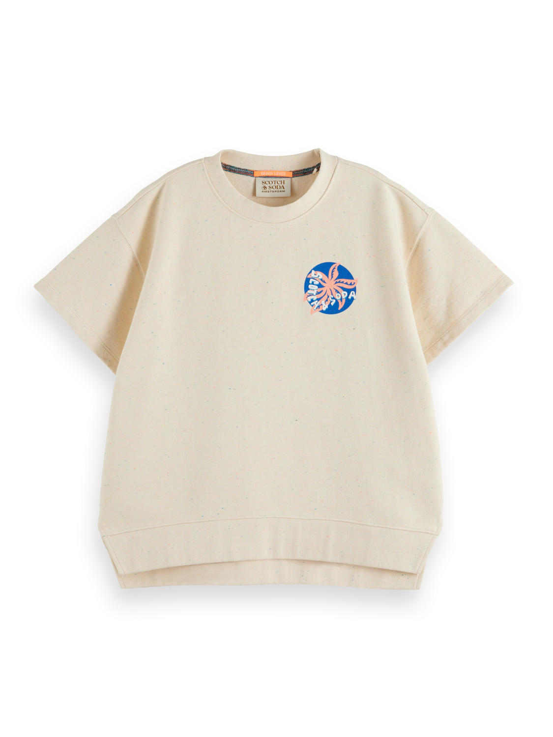 SPLIT HEM GRAPHIC SWEATSHIRT