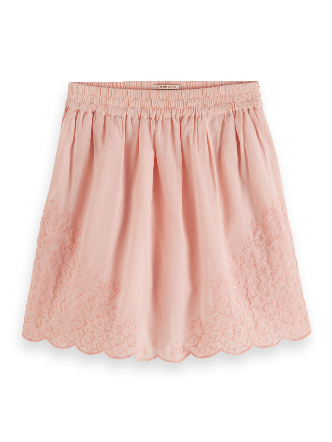 Girls DELICATE EMBROIDERED SKIRT WITH INNER SHORT