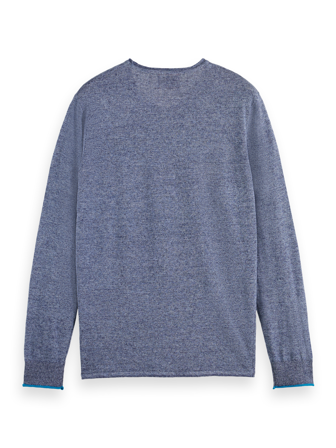 LINEN COTTON BLEND CREW NECK