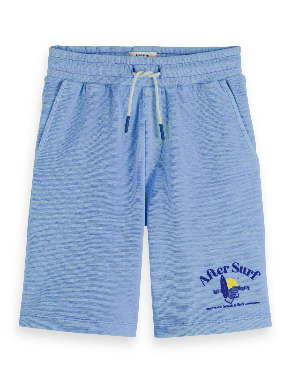 MID-LENGTH - GARMENT-DYED FELPA SWEATSHORTS