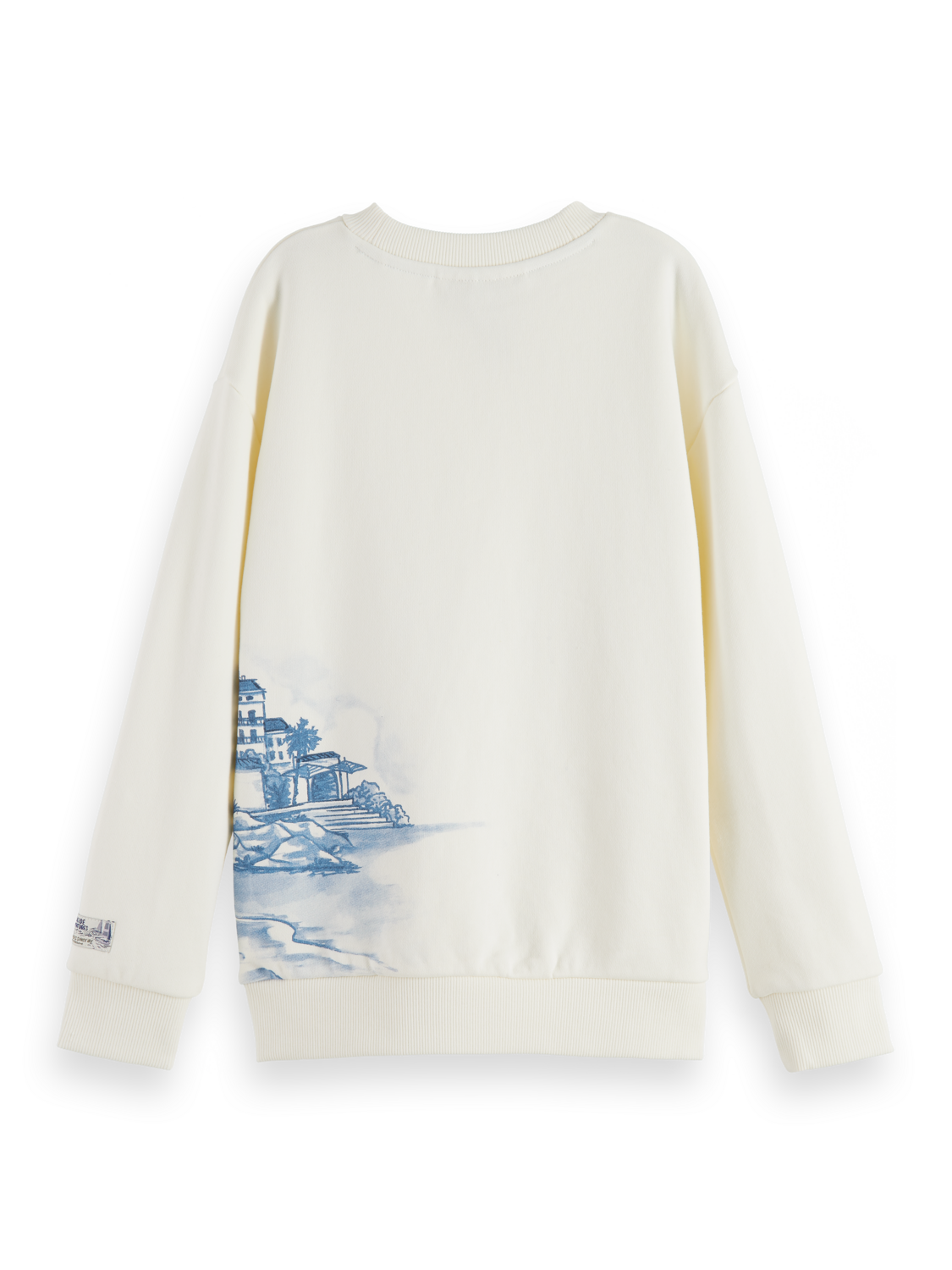 RELAXED-FIT PLACED ARTWORK SWEATSHIRT