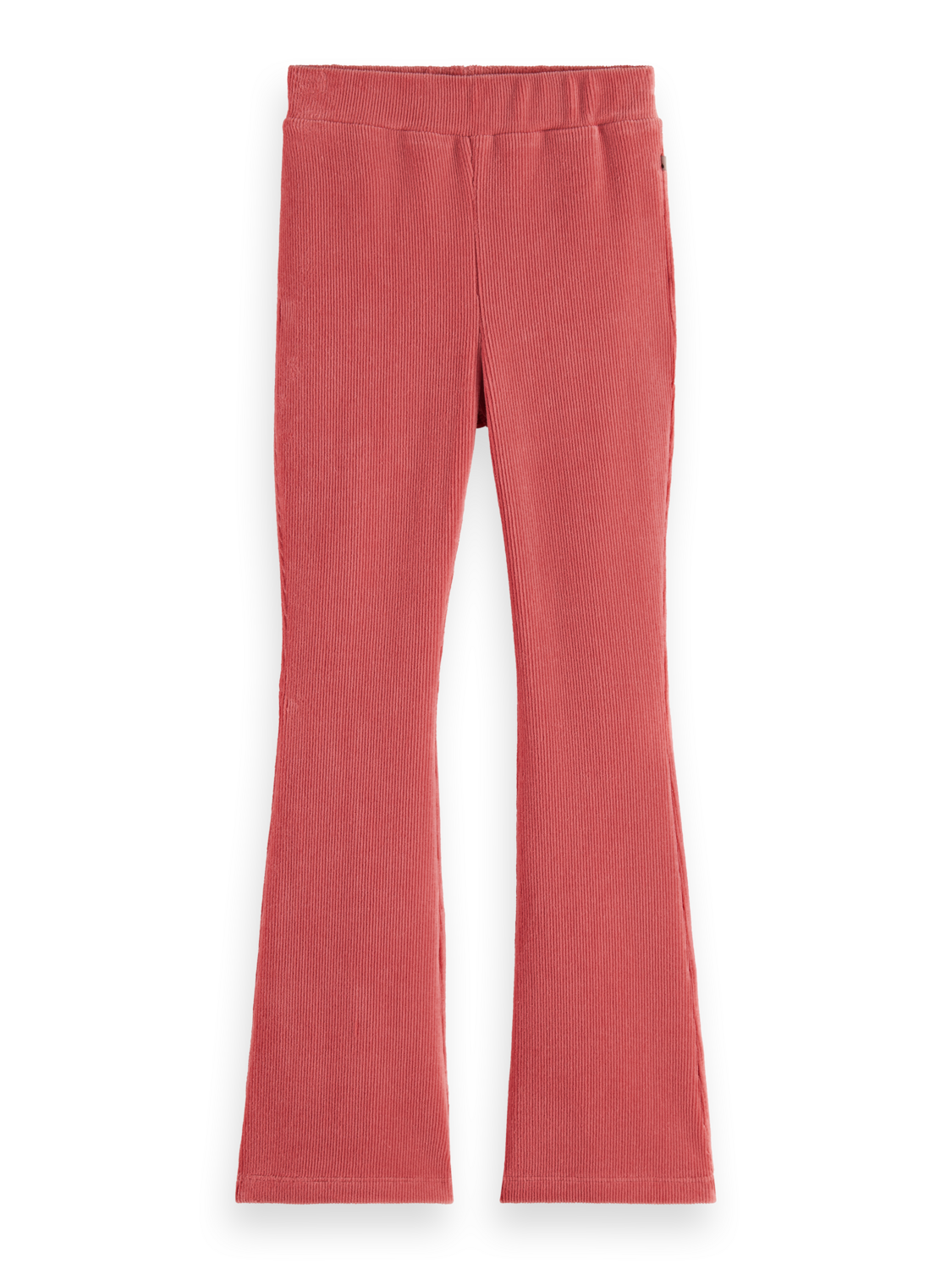 VELVET CORD FLARE LEGGING