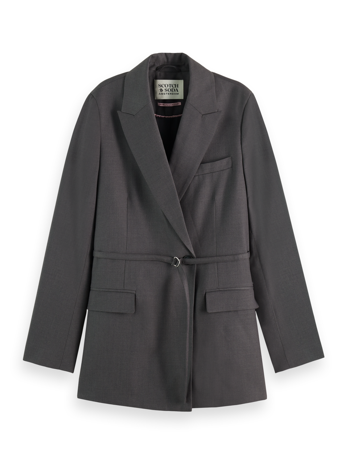 Essentials TROPICAL WOOL BOYFRIEND BLAZER