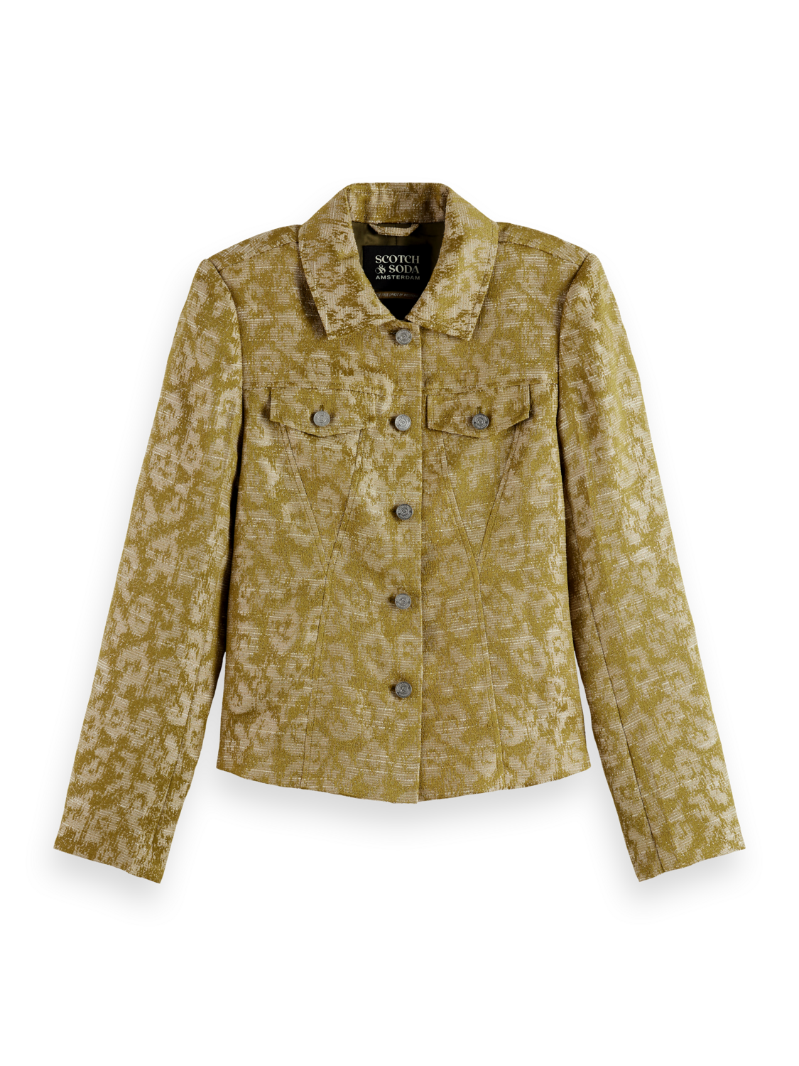 JACQUARD FITTED TRUCKER BLAZER