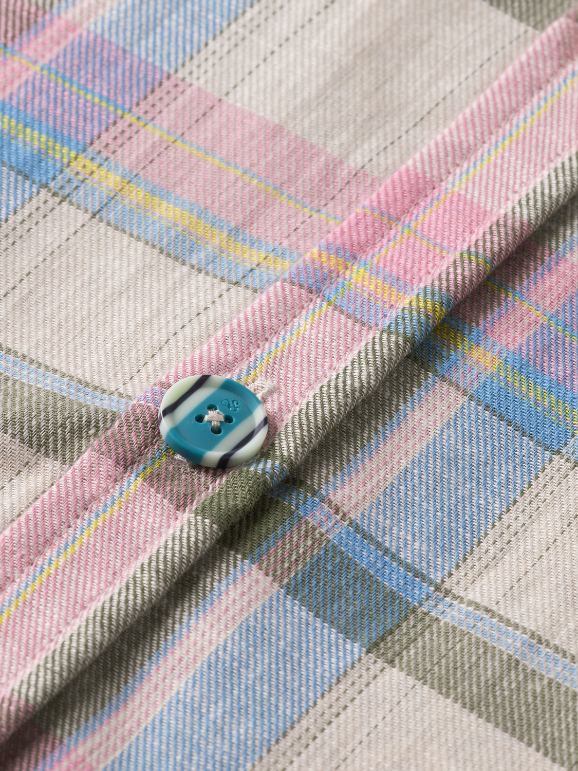YARN DYE CHECK ROLL UP SHIRT