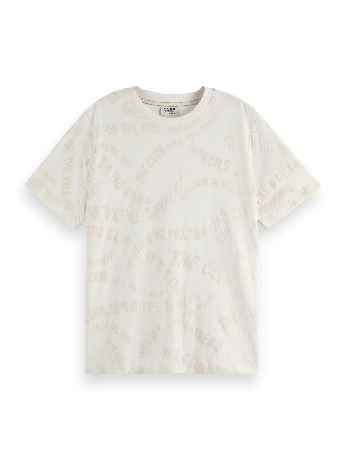 FLOCK AOP REGULAR FIT T-SHIRT