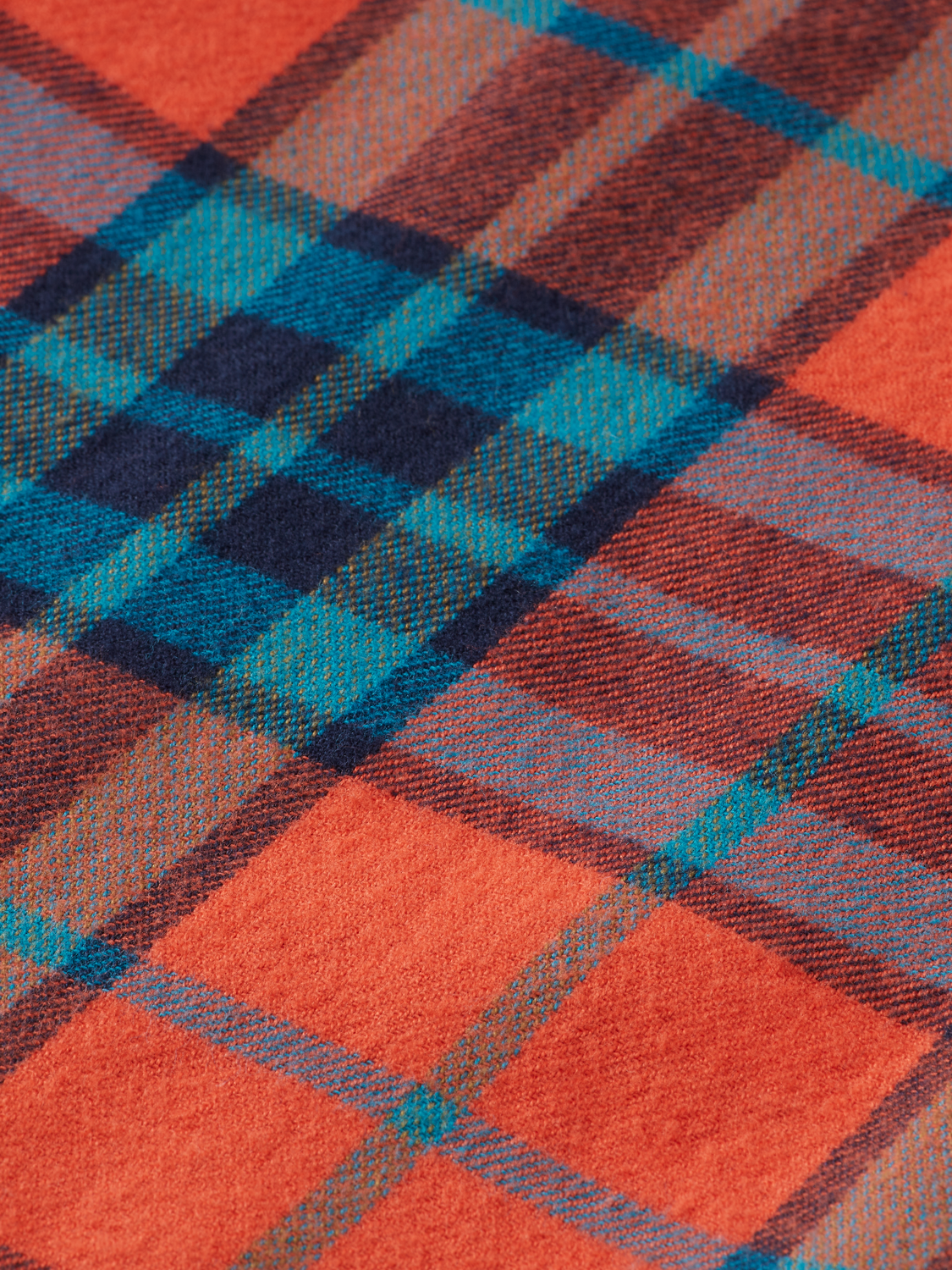 Boys REGULAR-FIT YARN-DYED CHECKED FLANNEL SHIRT