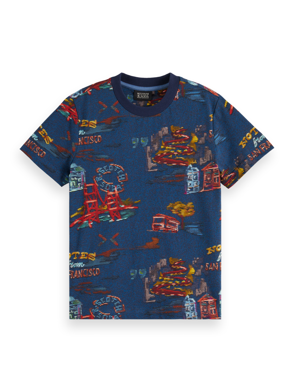 Relaxed-fit allover printed t-shirt