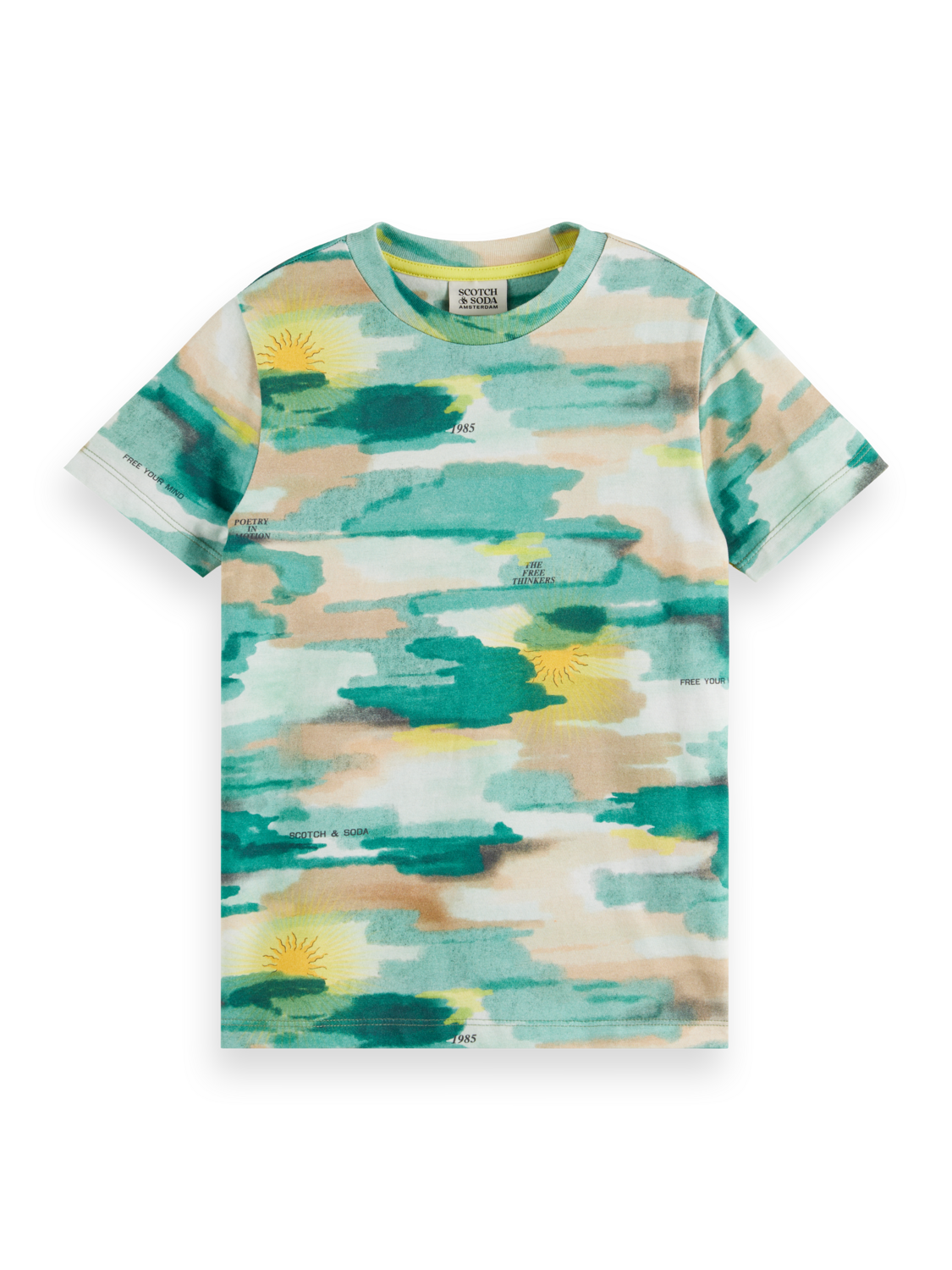 Boys REGULAR-FIT ALLOVER PRINTED T-SHIRT