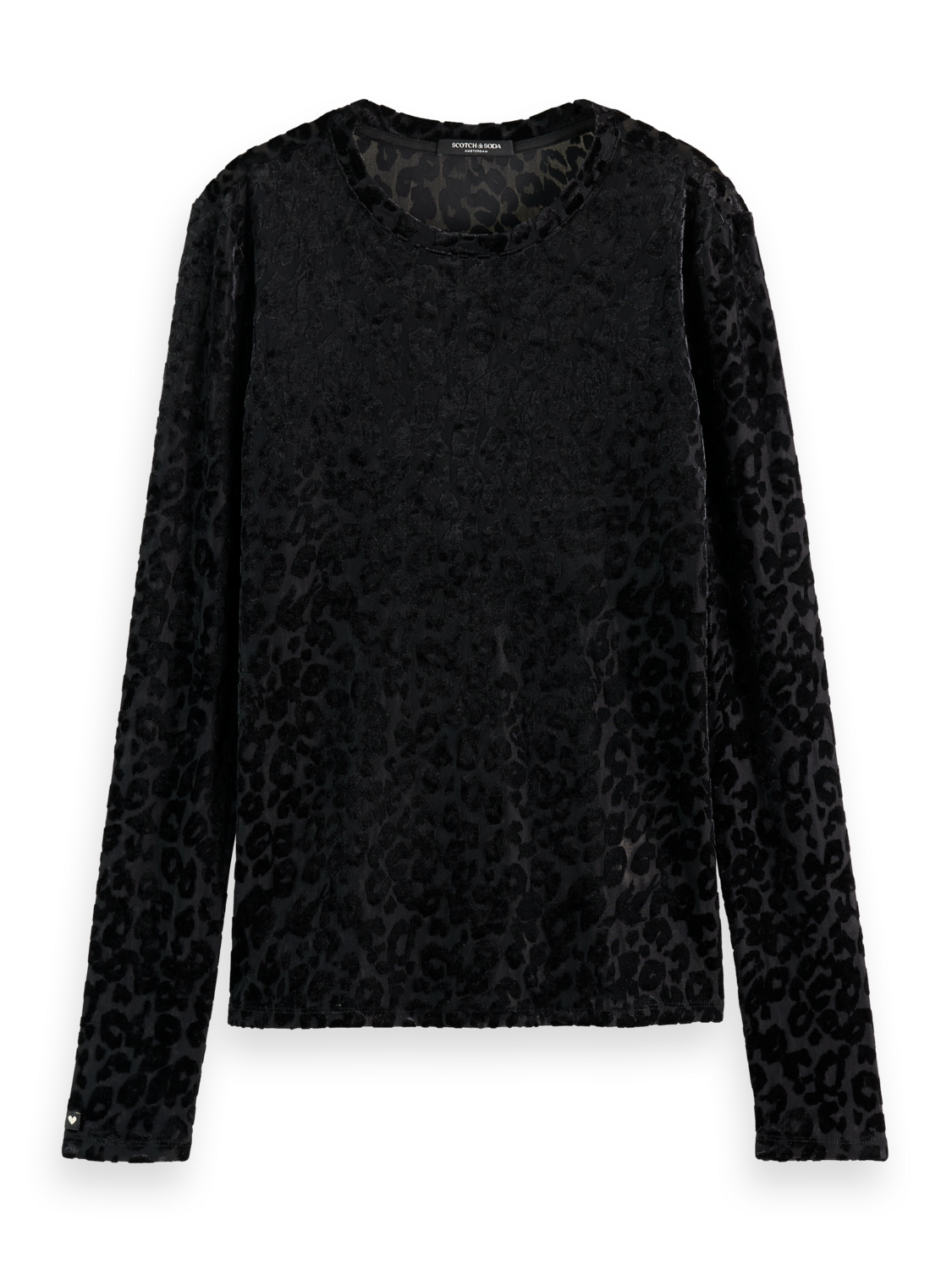 BURN OUT AOP LONG SLEEVE T-SHIRT