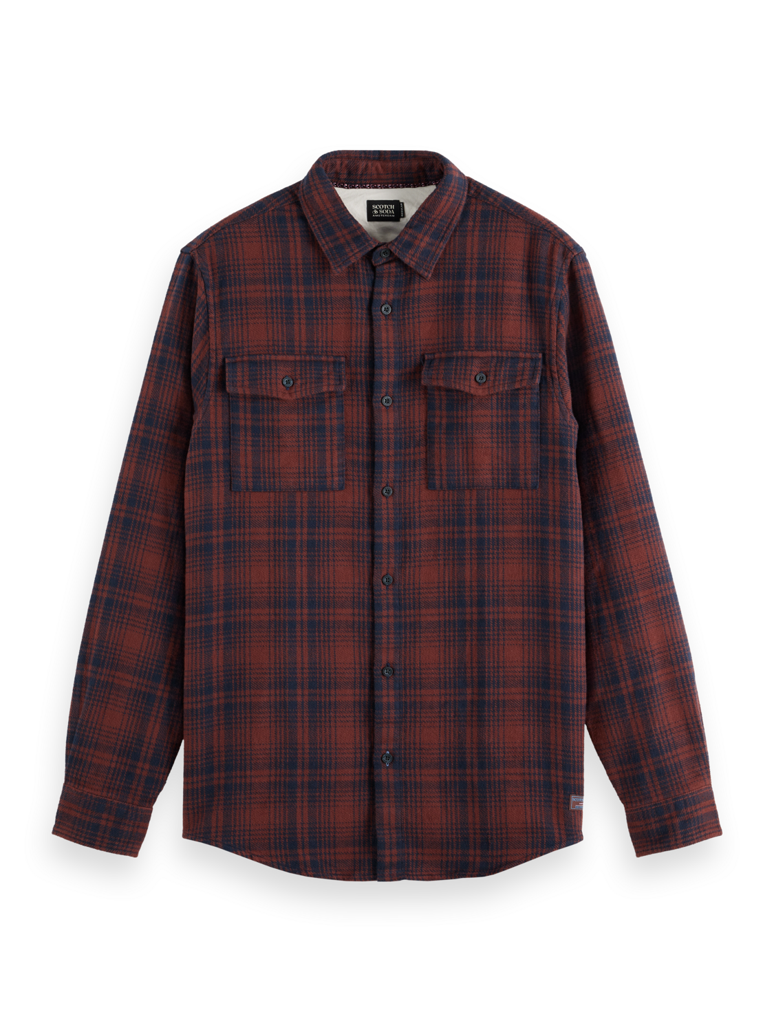 REGULAR FIT FLANNEL CHECK SHIRT