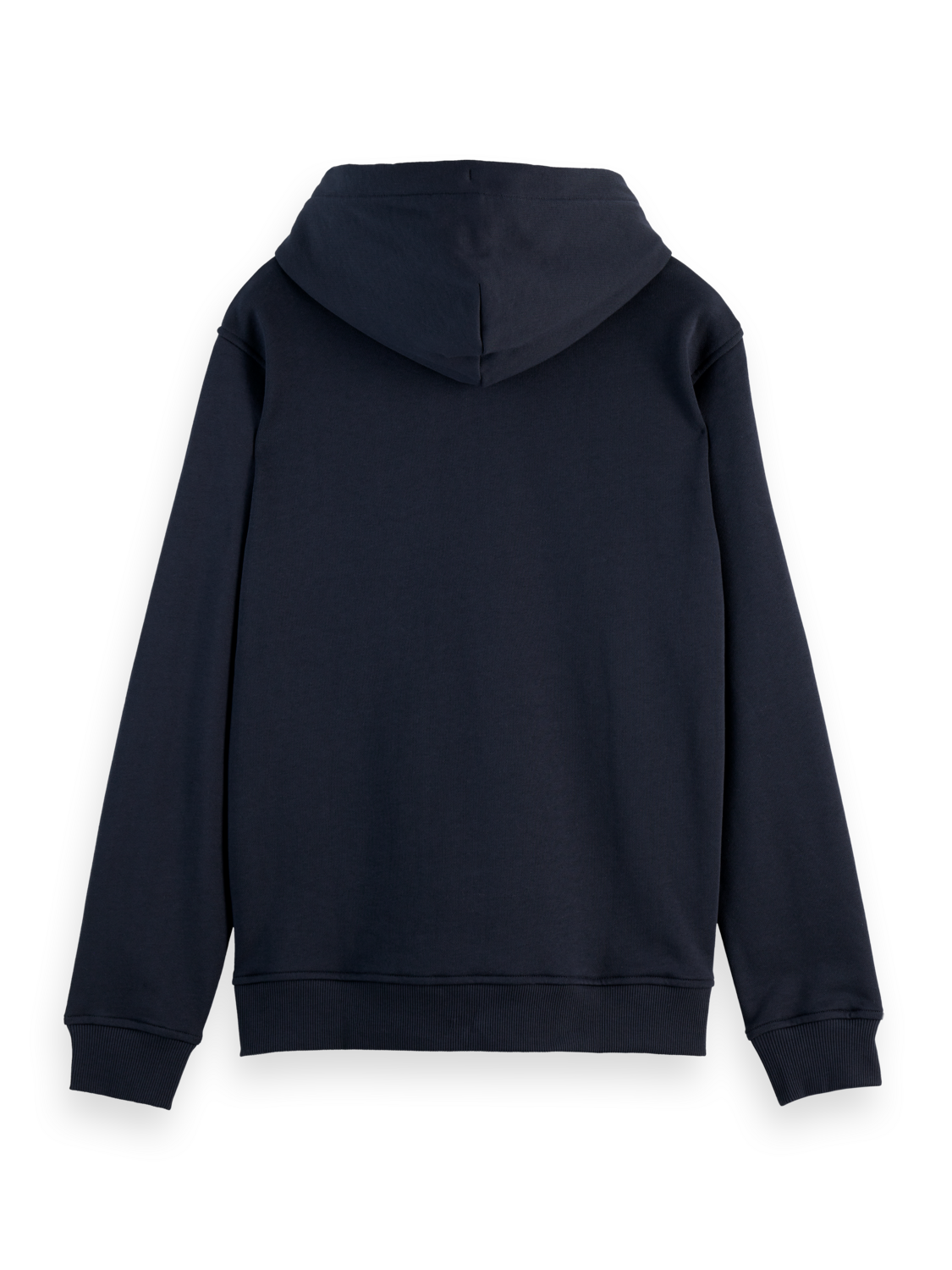 LOGO BADGE ZIP-THROUGH HOODIE