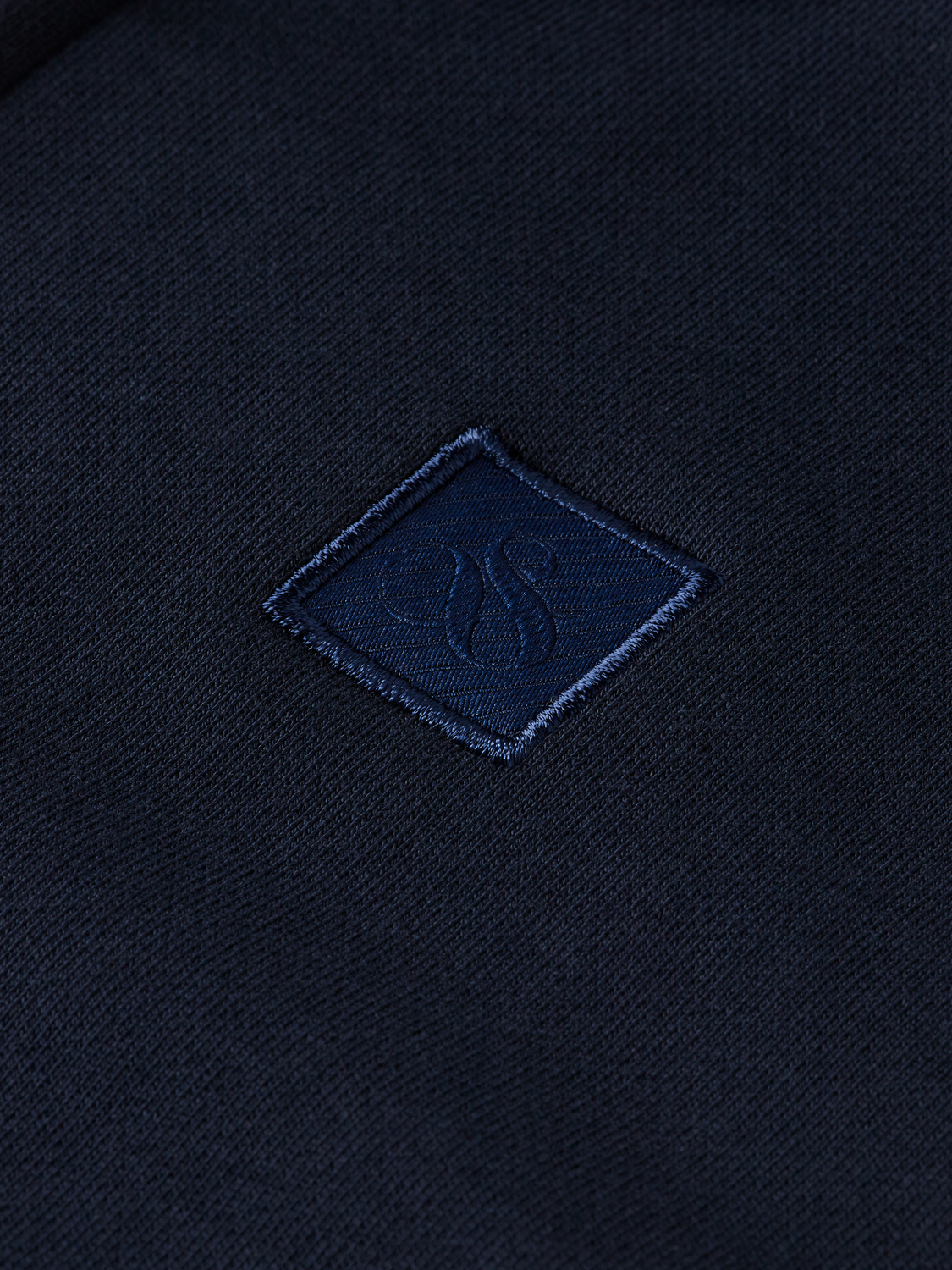 LOGO BADGE ZIP-THROUGH HOODIE