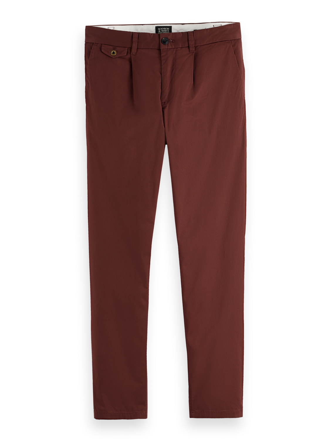 BLAKE - PLEATED SATINE CHINO