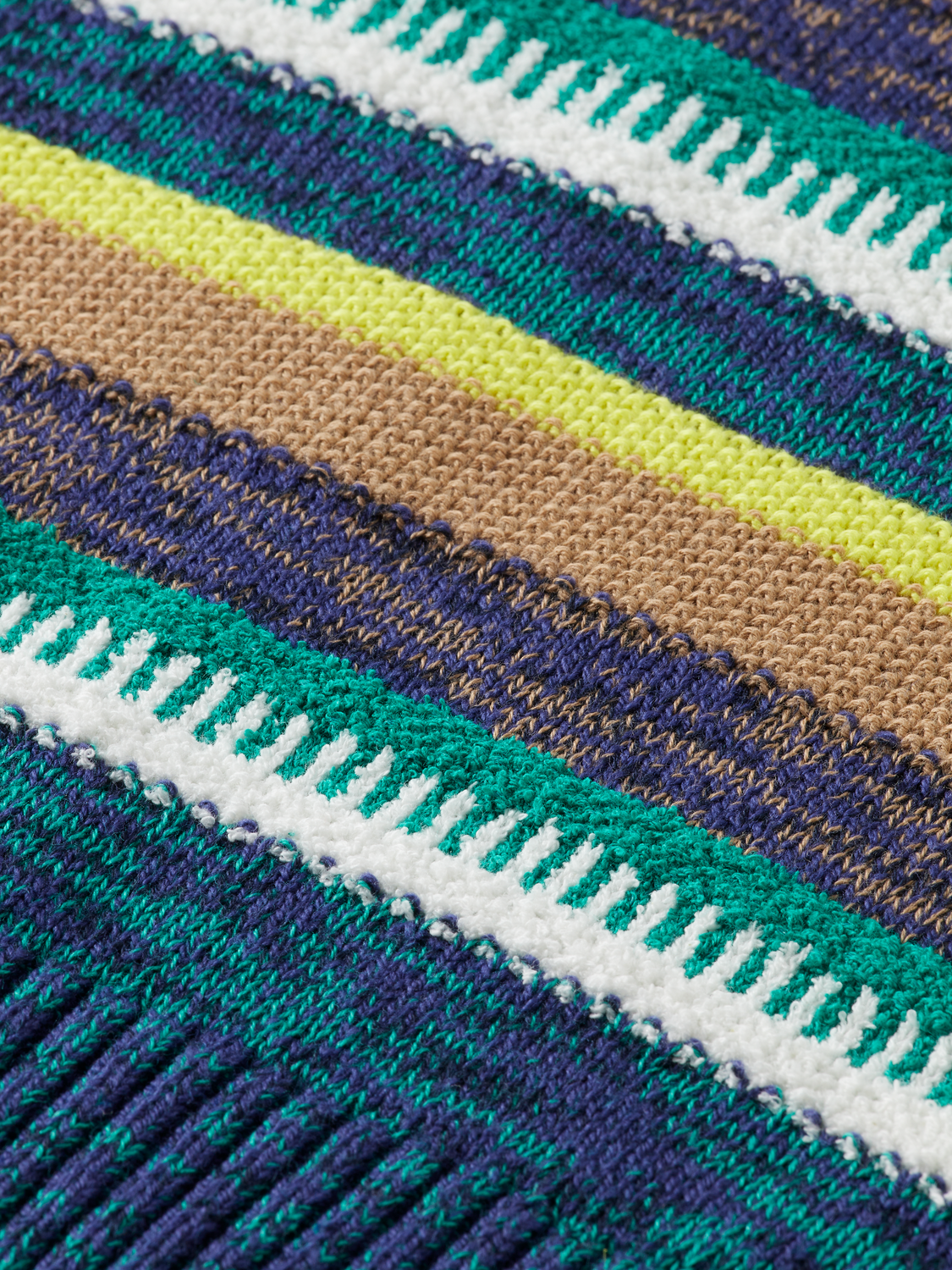 Boys YARN-DYED STRIPED STRUCTURED PULLOVER