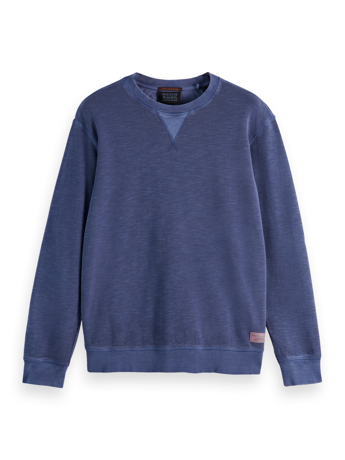 GARMENT DYED STRUCTURED SWEATSHIRT