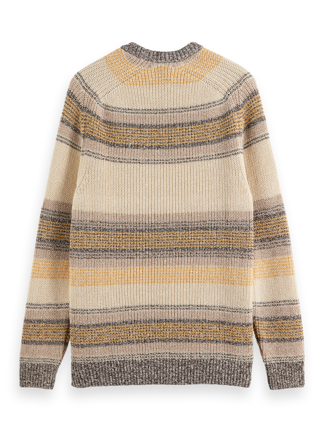 GRADIENT COTTON STRIPES SWEATER