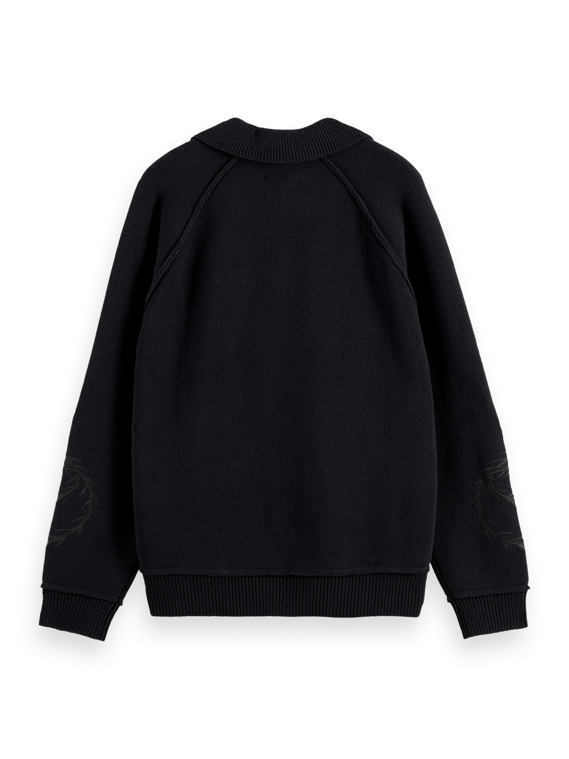 POLO LONG SLEEVES  DROPPED SHOULDER SWEATER
