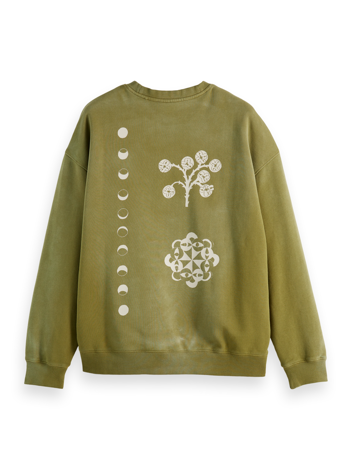 GARMENT DYED ARTWORK SWEATSHIRT