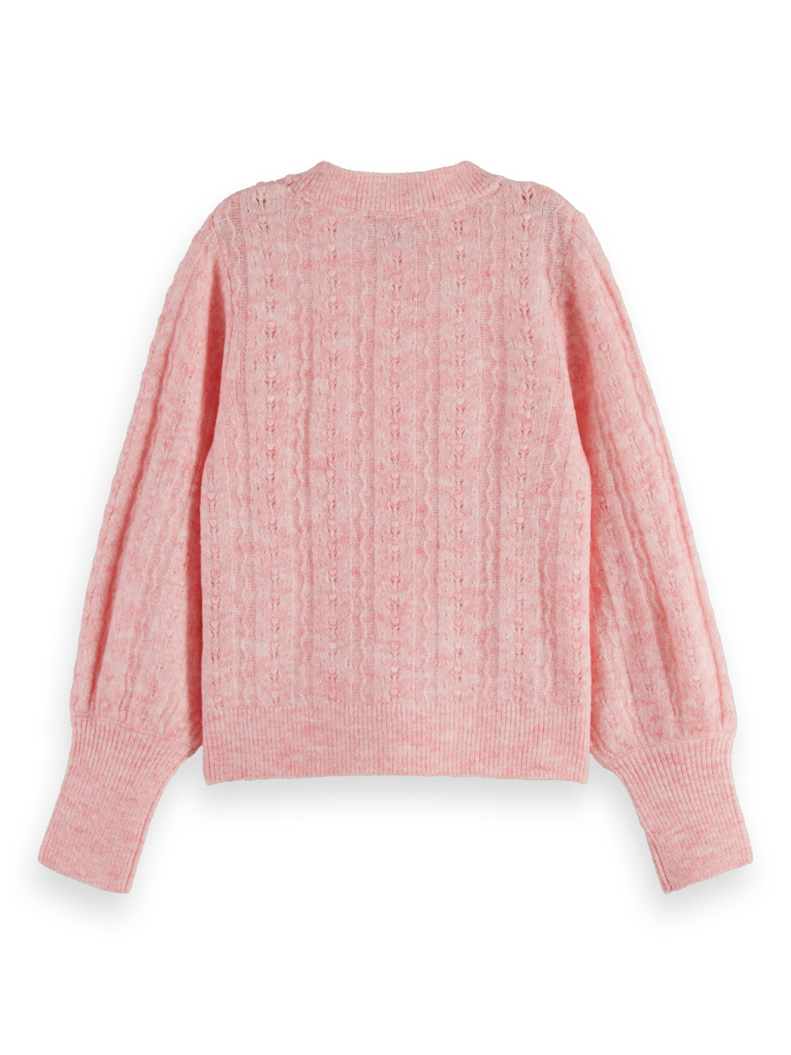 SPACE DYED LIGHTWEIGHT AJOUR KNIT
