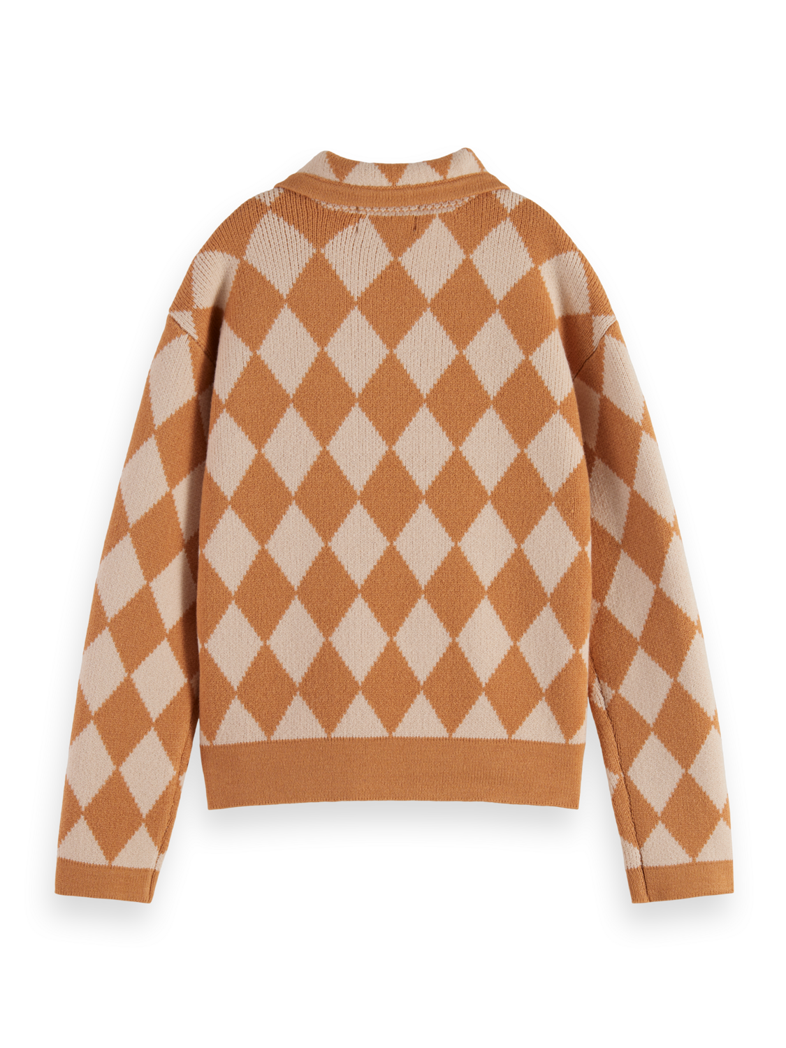 Girls CHECKERBOARD KNITTED PULLOVER