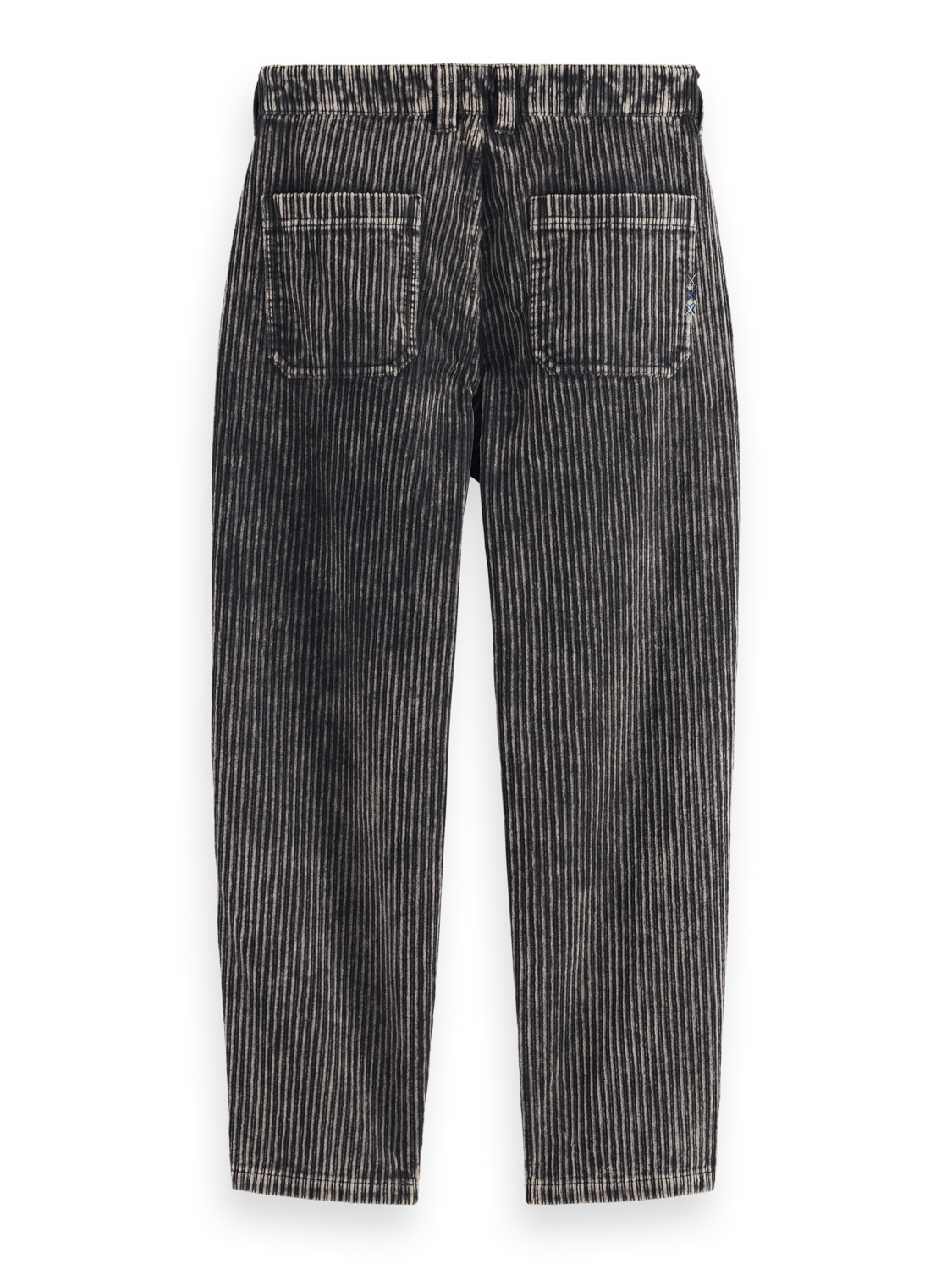 LOOSE TAPERED PLEATED WASHED CORDUROY CHINO