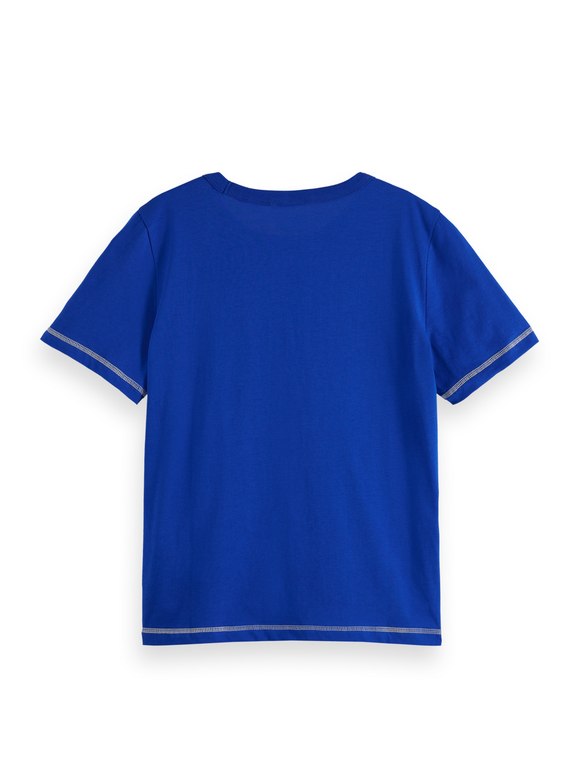 REGULAR FIT T-SHIRT WITH FLATLOCK DETAIL