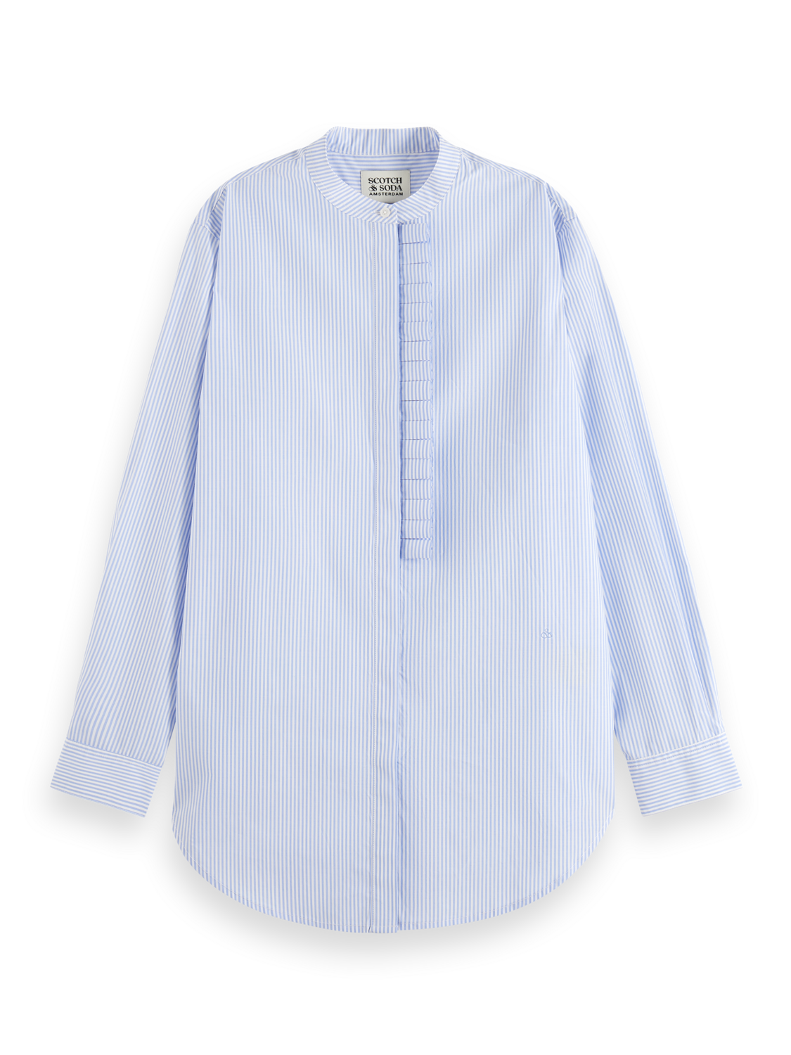 PLACKET RUFFLE SHIRT