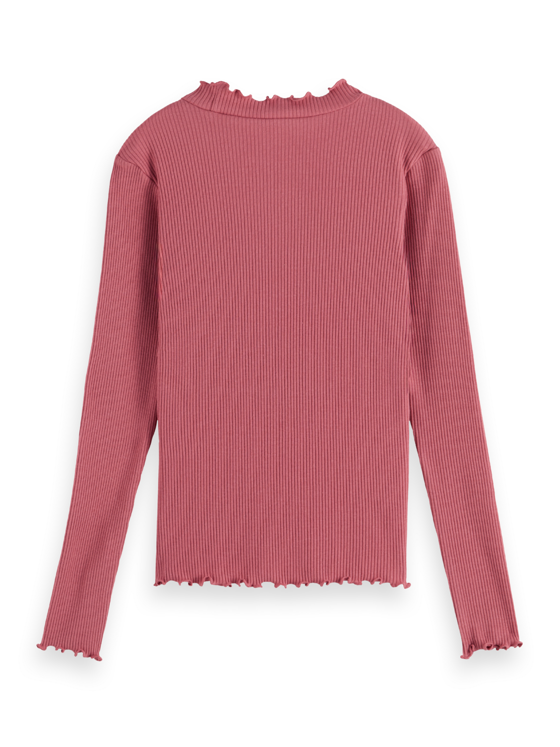 Girls LONG-SLEEVED RIBBED T-SHIRT