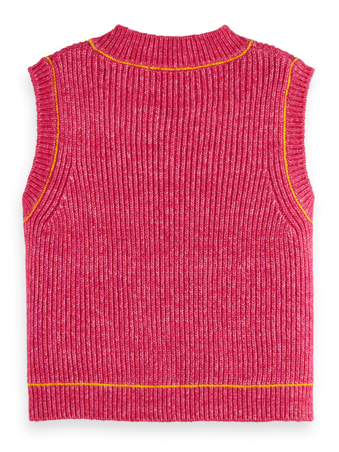 Girls COTTON TRIPLE YARN V-NECK VEST