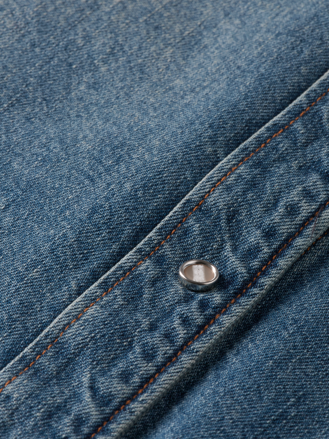 VINTAGE WASHED DENIM OVERSHIRT - FRISCO NIGHTS