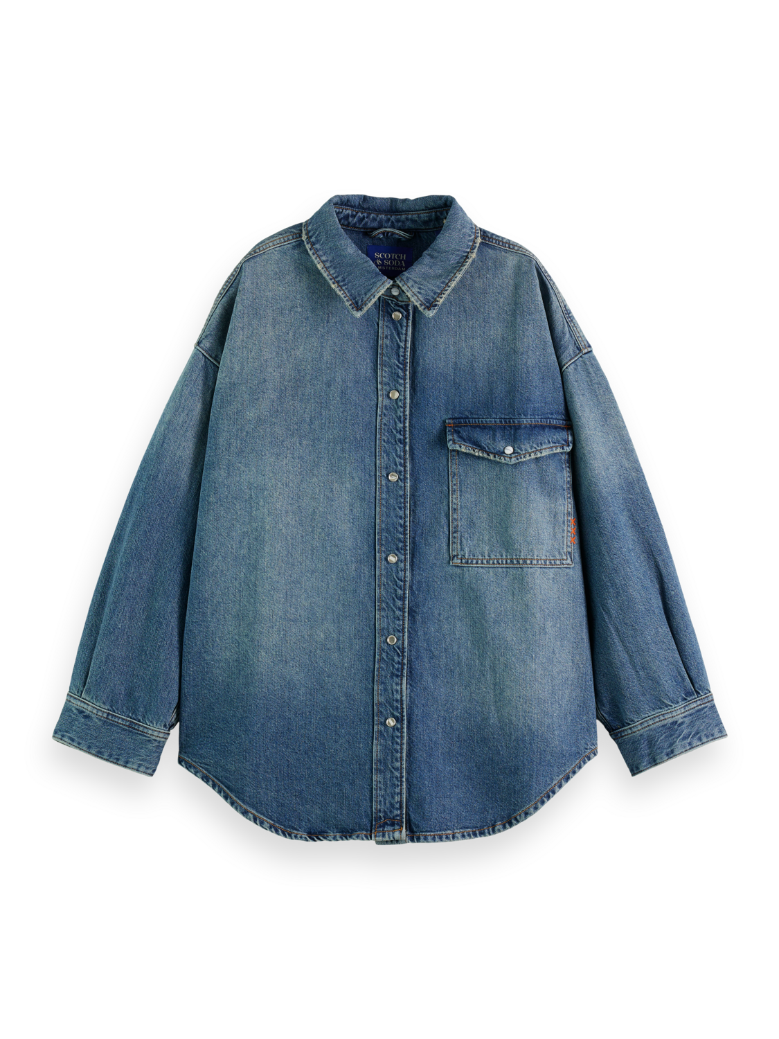 VINTAGE WASHED DENIM OVERSHIRT - FRISCO NIGHTS