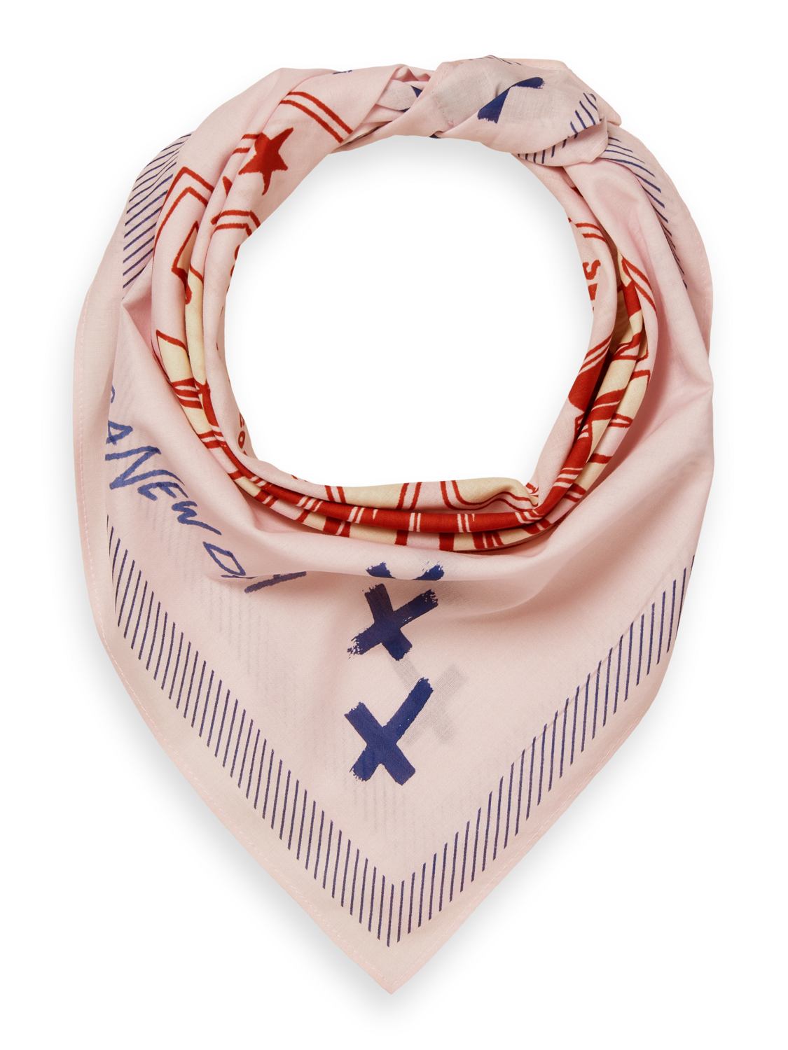 JOE JONAS X SCOTCH SODA PRINTED BANDANA