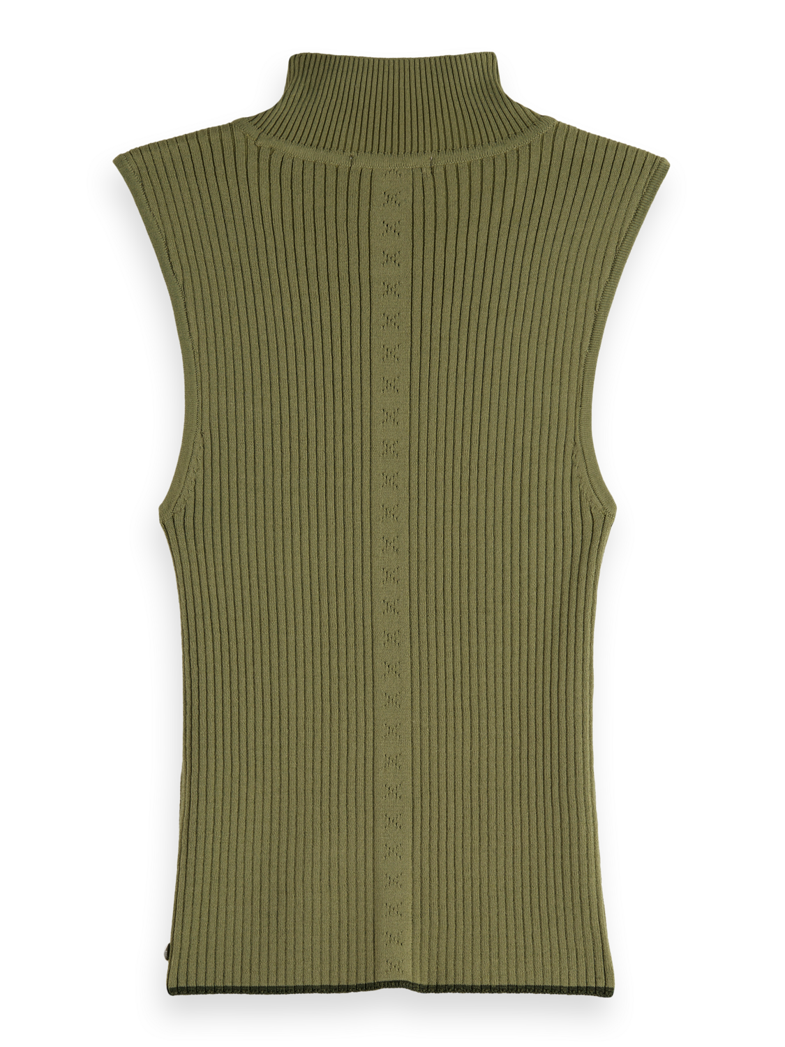 Ribbed knitted tank