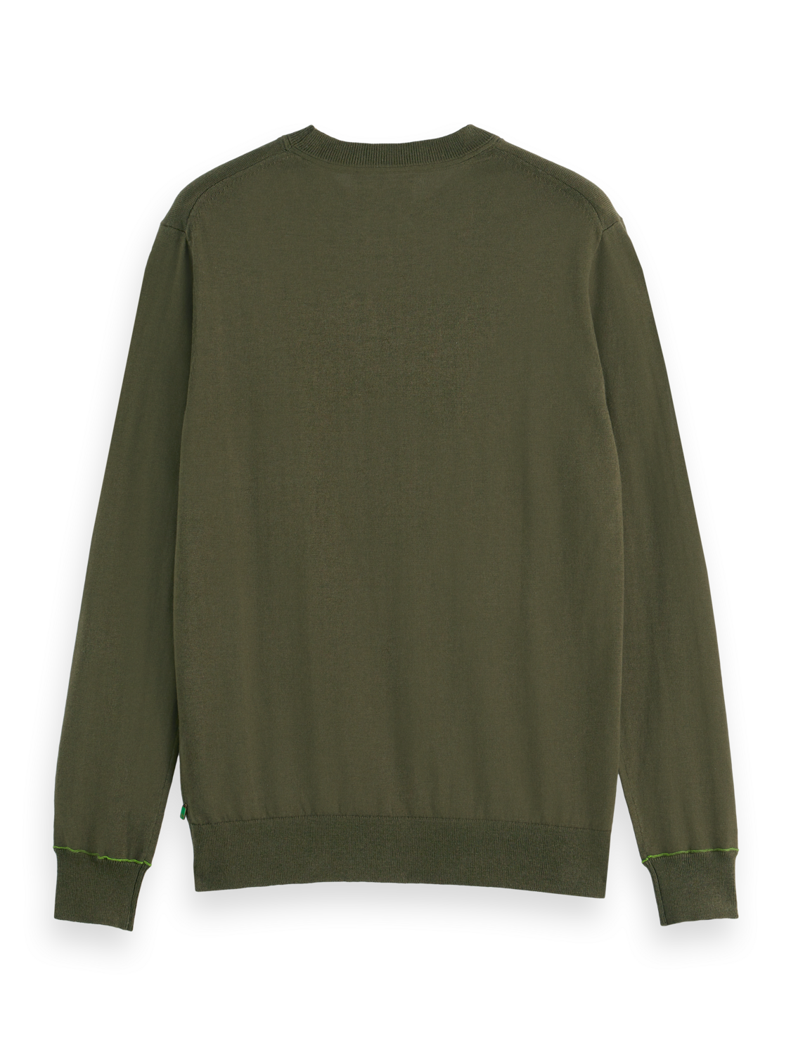 Linen-blend crewneck