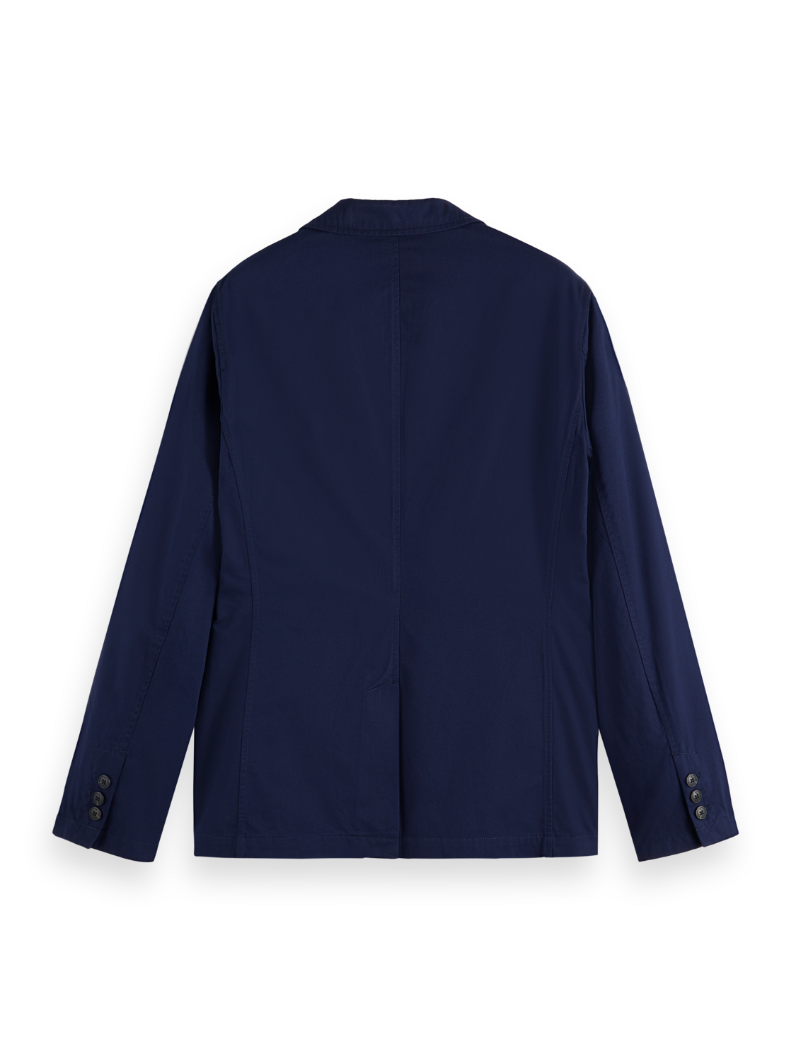 Unconstructed cotton twill blazer