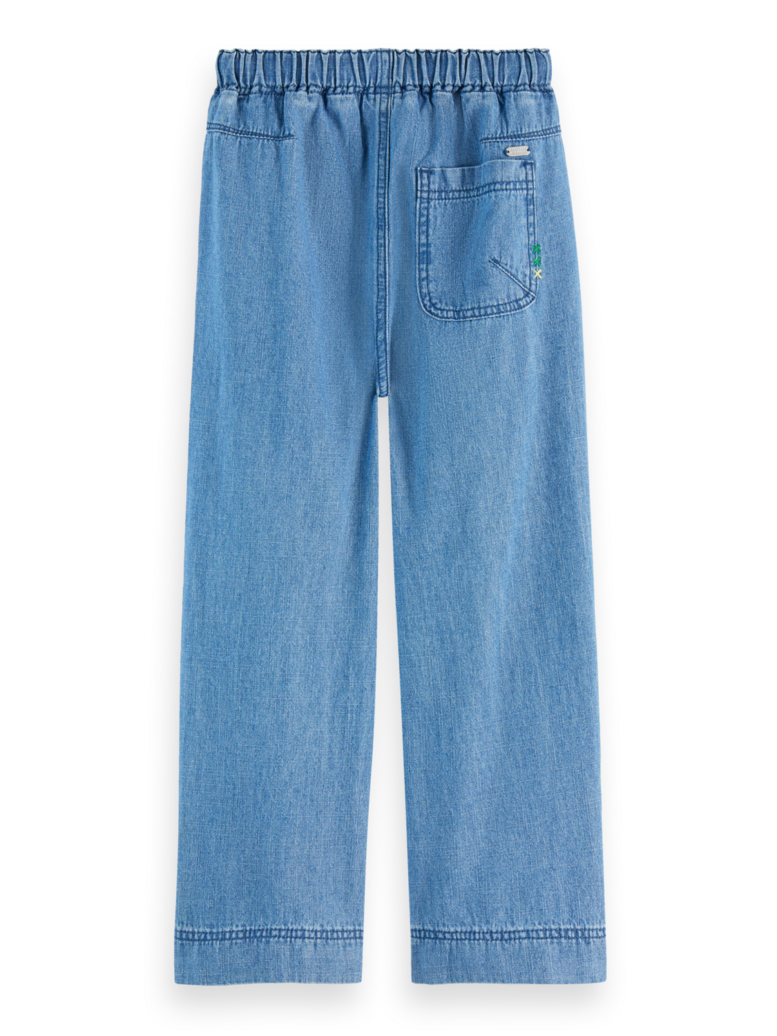 Girls Sporty Denim Pants