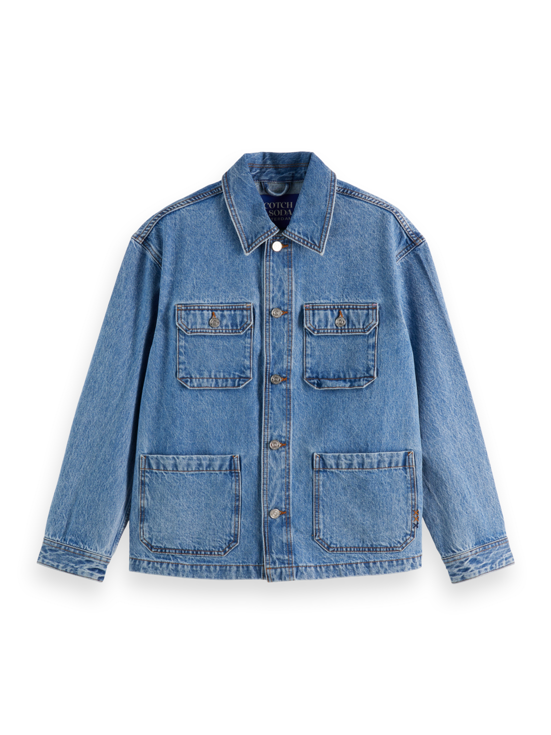 Denim workwear jacket