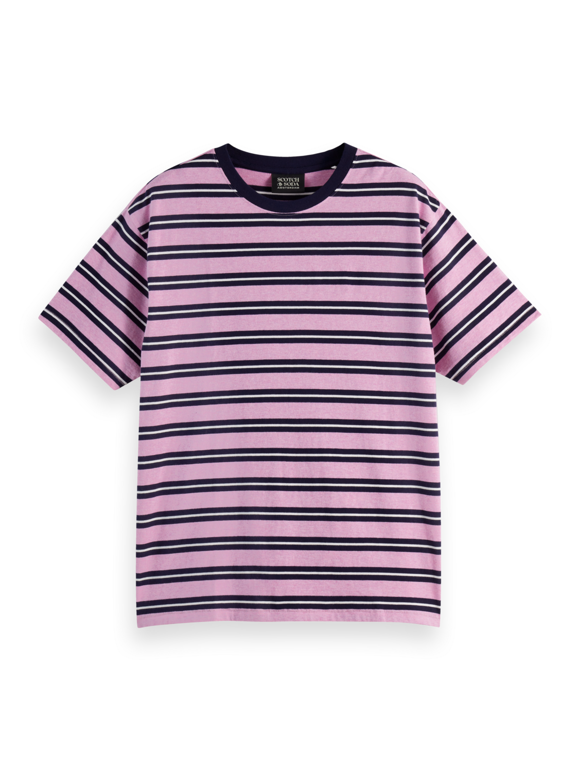 Stripe yarn-dyed t-shirt